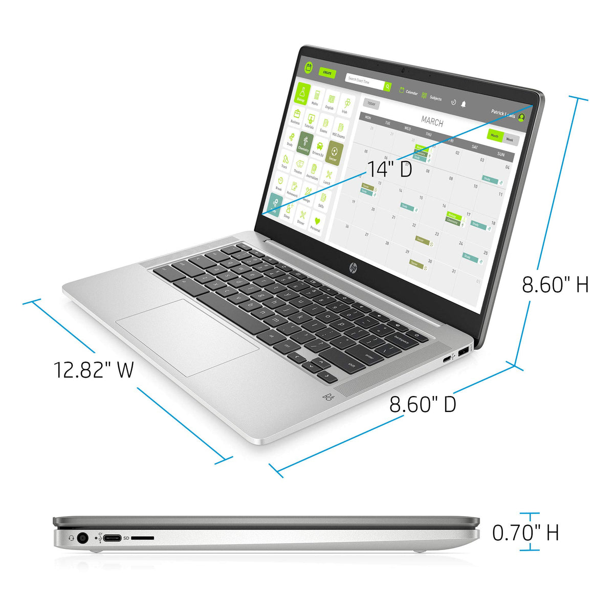 14-inch HD Touchscreen Chromebook Laptop W336