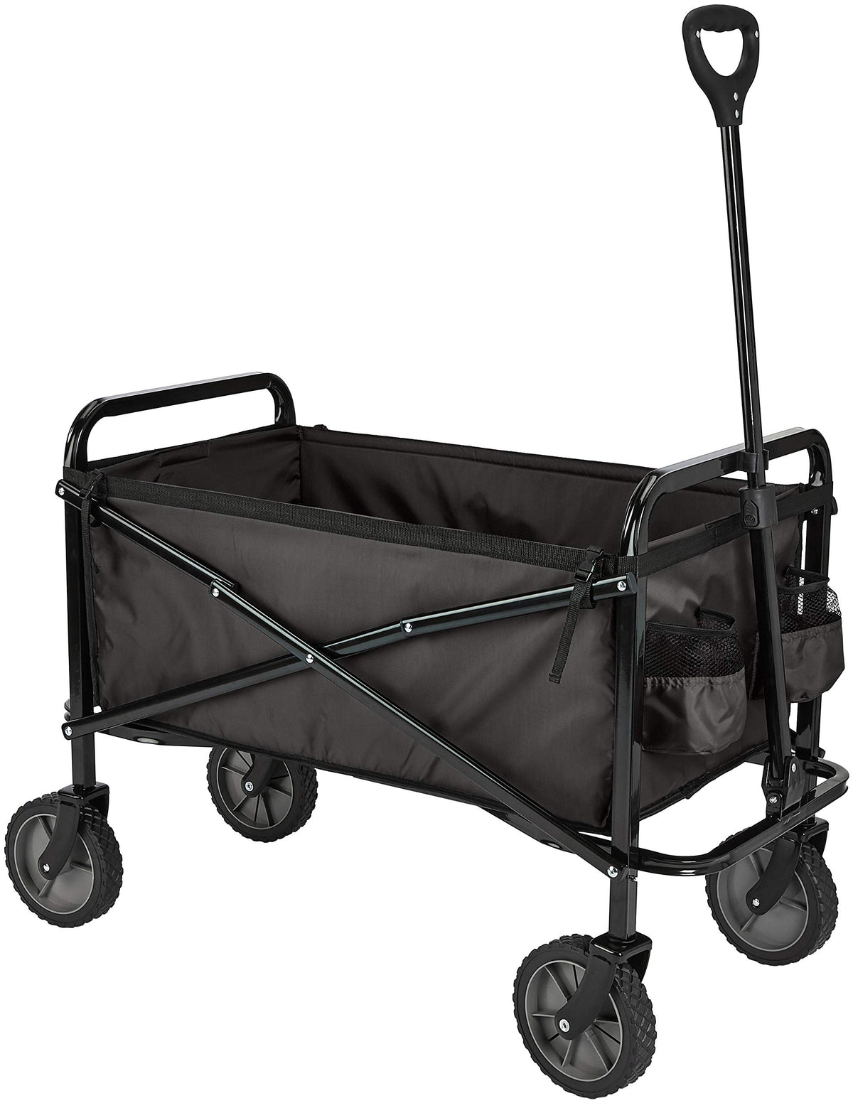 Collapsible Heavy Duty Utility Wagon 265 Pounds Capacity Black W808799