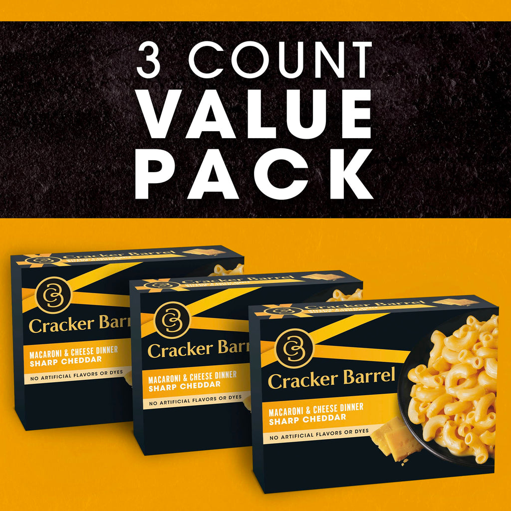 Sharp Cheddar Macaroni & Cheese Dinner 3 ct G756