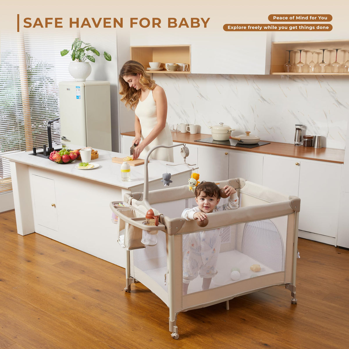 Pack and Play with Baby Bassinet X396