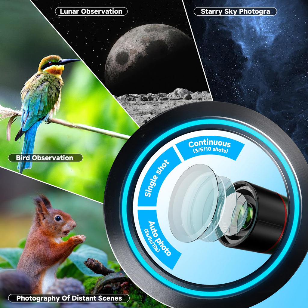 Auto-Focus Portable Digital Electronic Telescope O92894