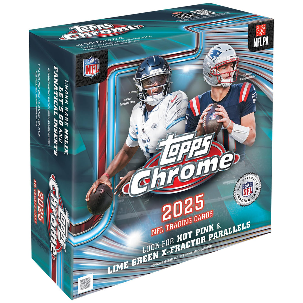2025 Topps Chrome NFL Football Mega Box I2961