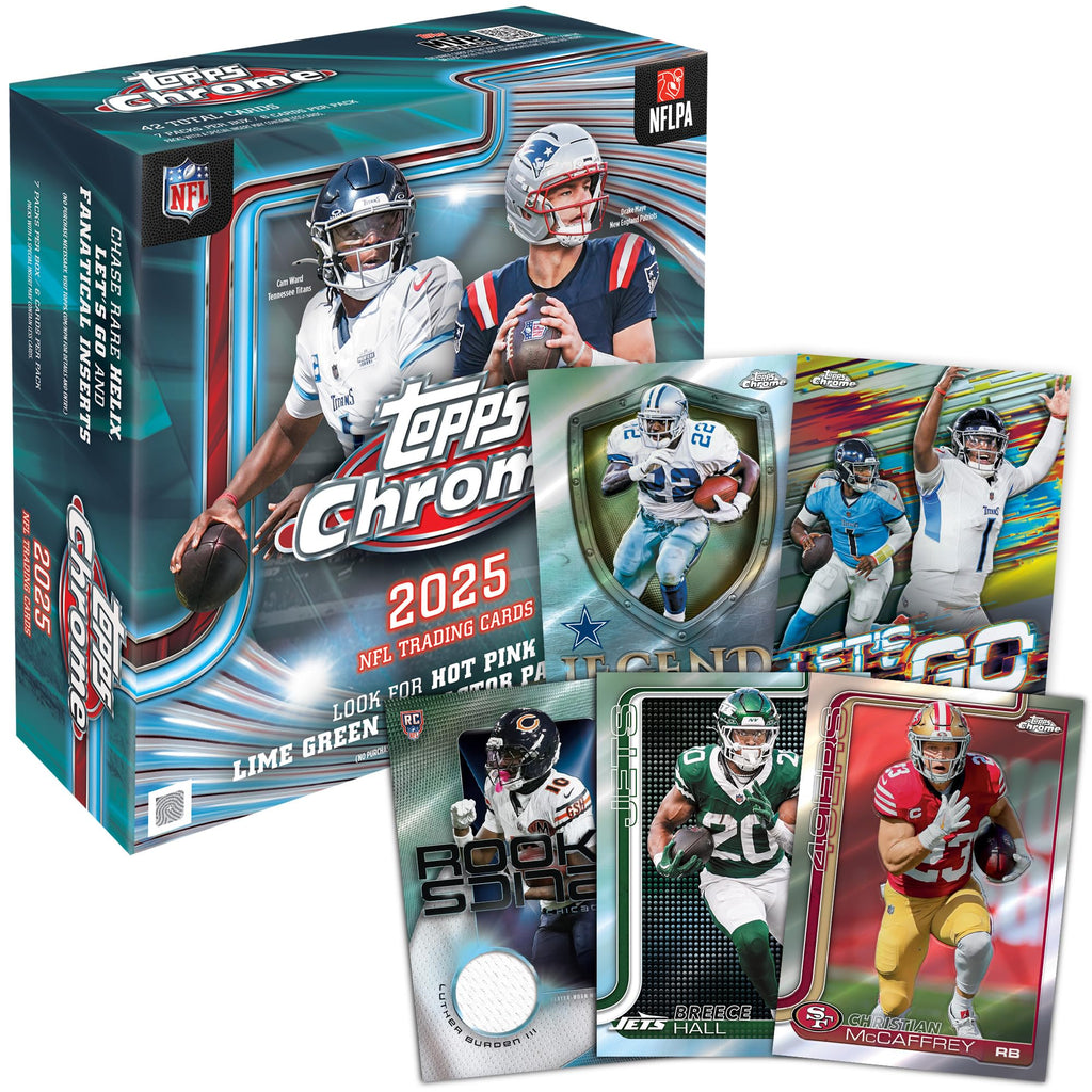 2025 Topps Chrome NFL Football Mega Box I2961