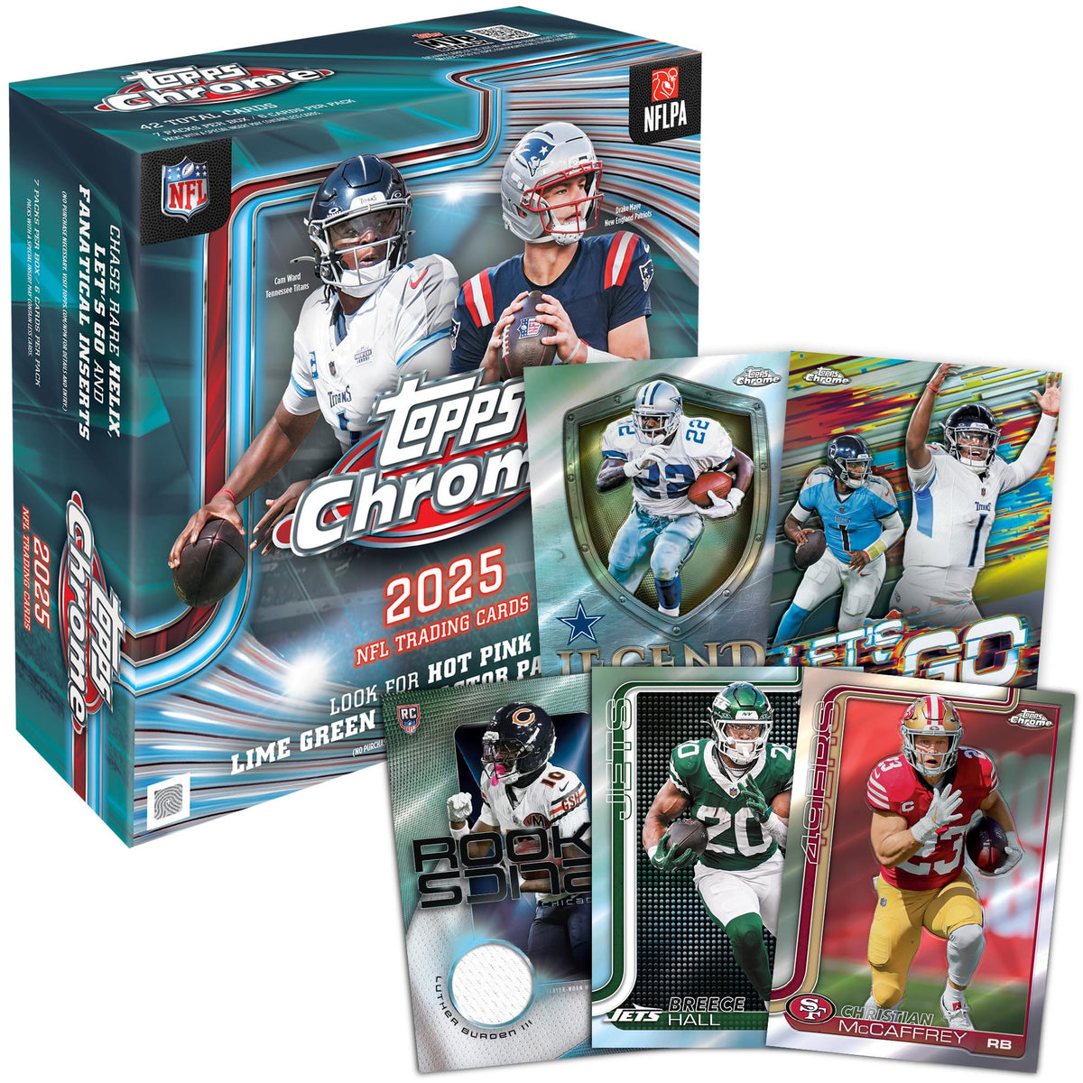 2025 Topps Chrome NFL Football Mega Box I2961