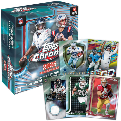 2025 Topps Chrome NFL Football Mega Box I2961