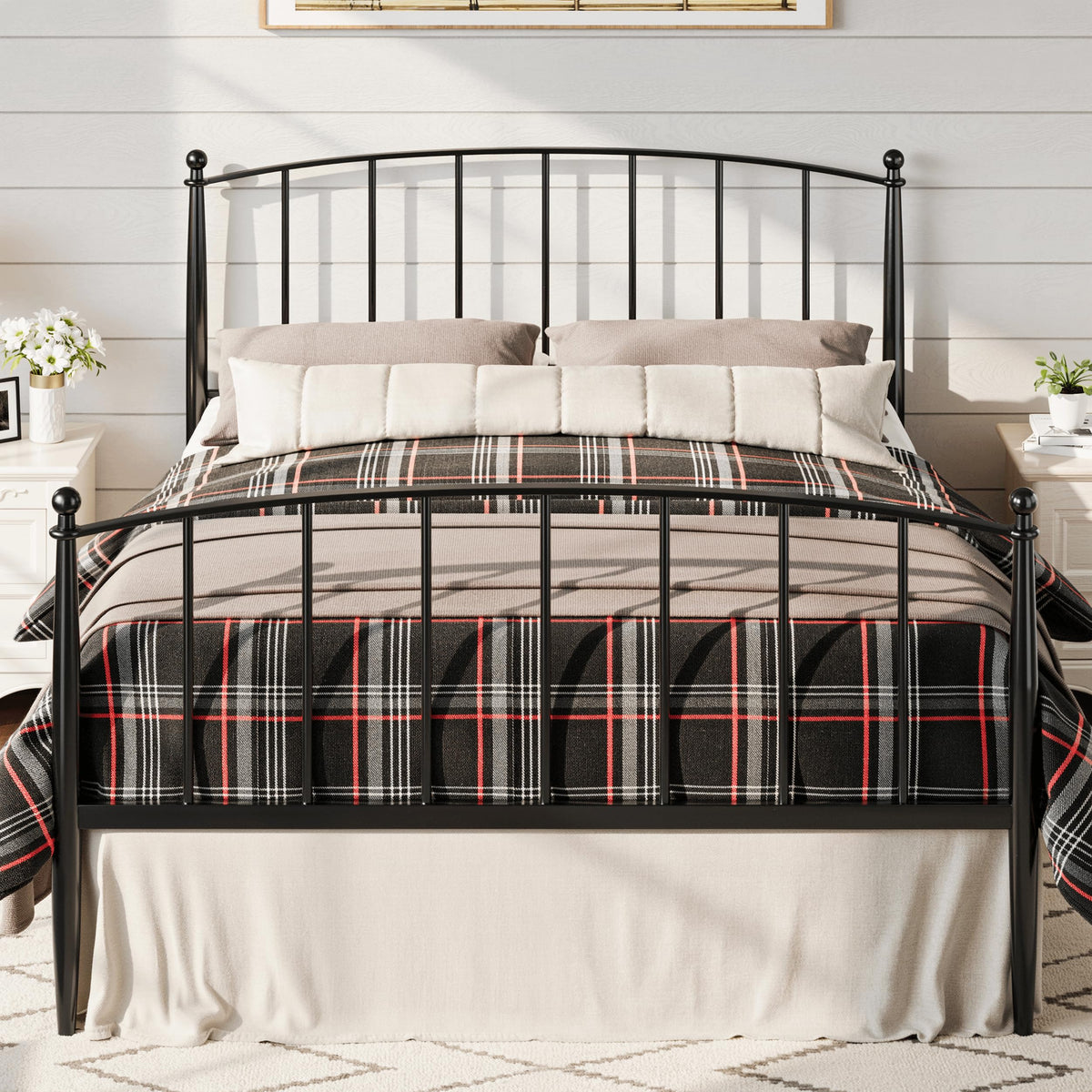 Metal Full Size Platform Bed Frame D22693