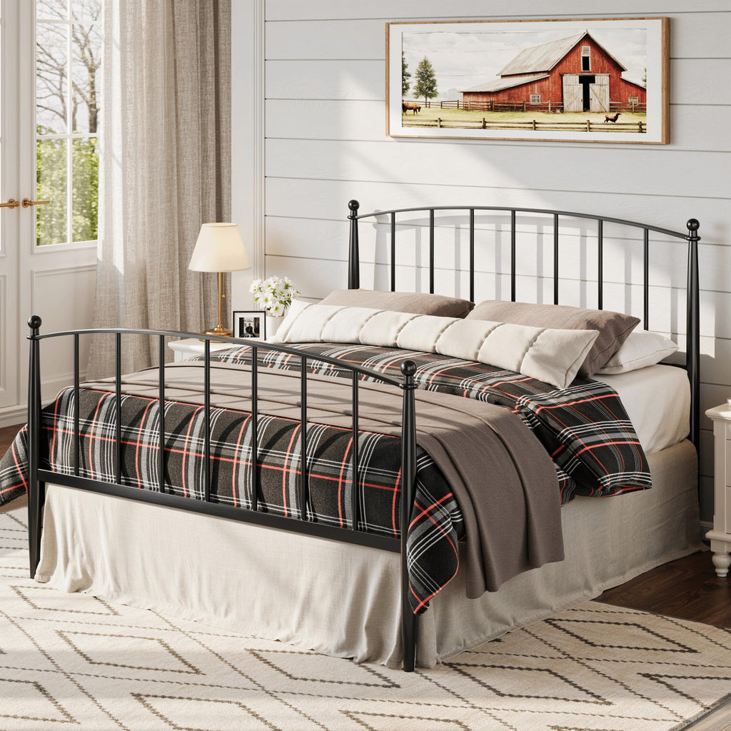 Metal Full Size Platform Bed Frame D22693